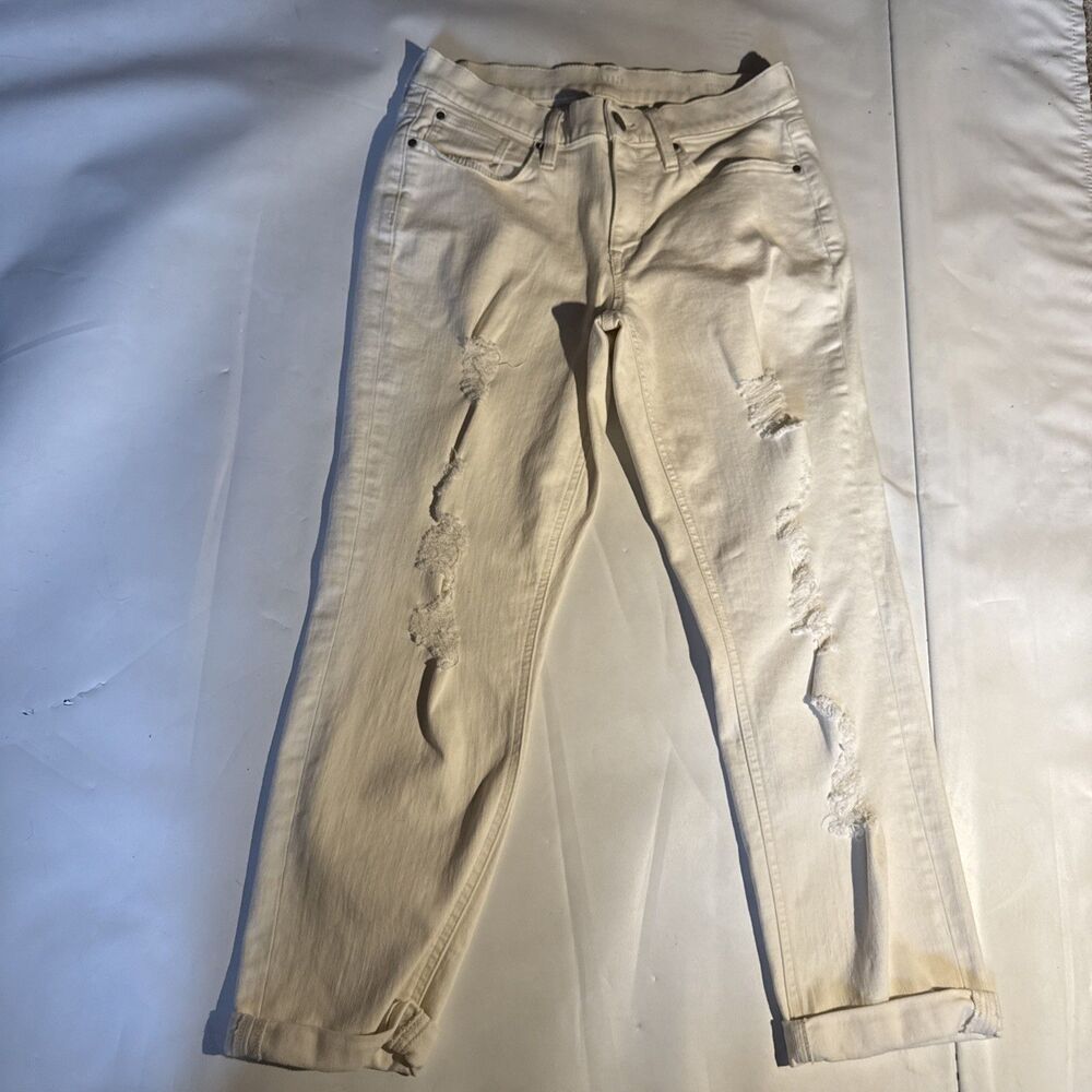 ana Jeans Women's size 27/4 Skinny Boyfriend Crop Mid Rise Denim (30x26)